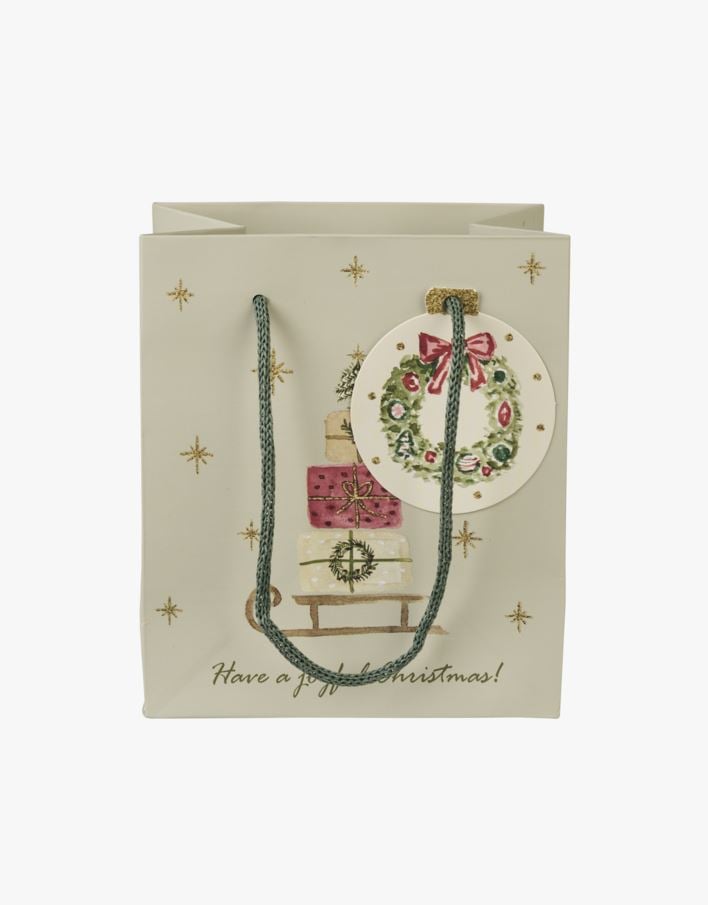 Gavepose lys grønn - 13x15x9 cm lys grønn - 1