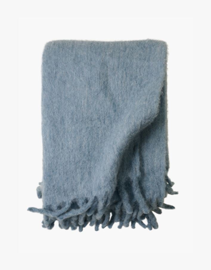 Pledd blå - 130x170 cm blå - 1