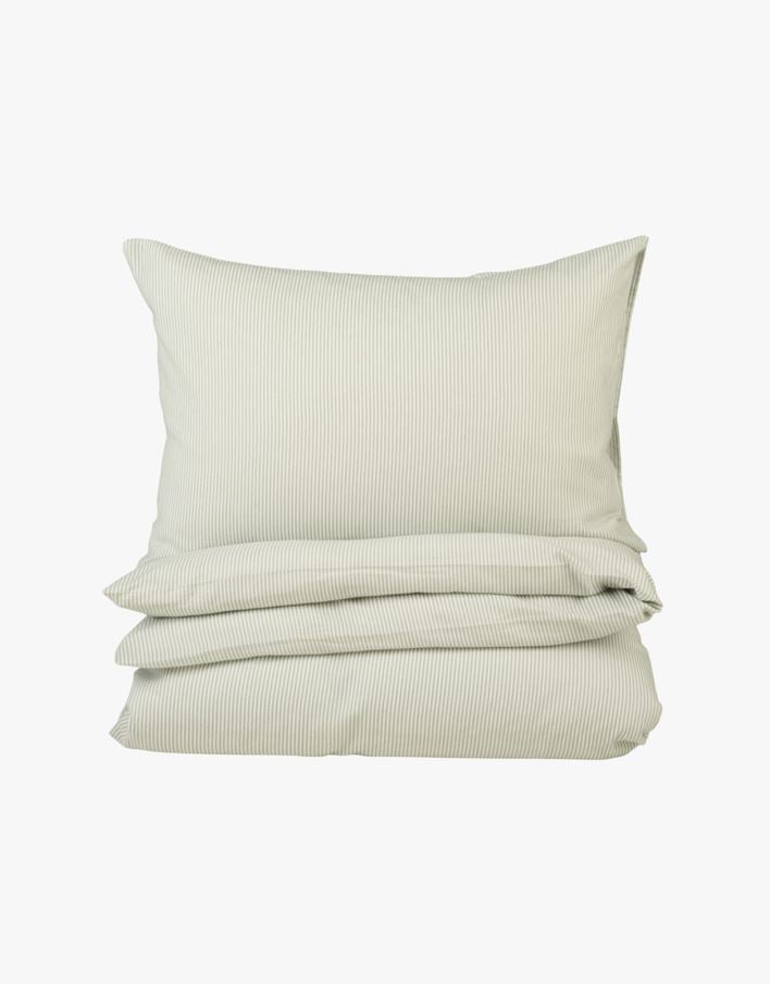 Flanell sengesett grønn - 140x200 cm grønn - 1