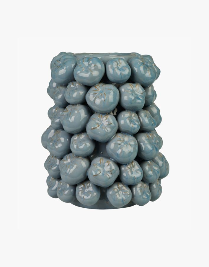 Vase gråblå - 22x22x27,5 cm gråblå - 1