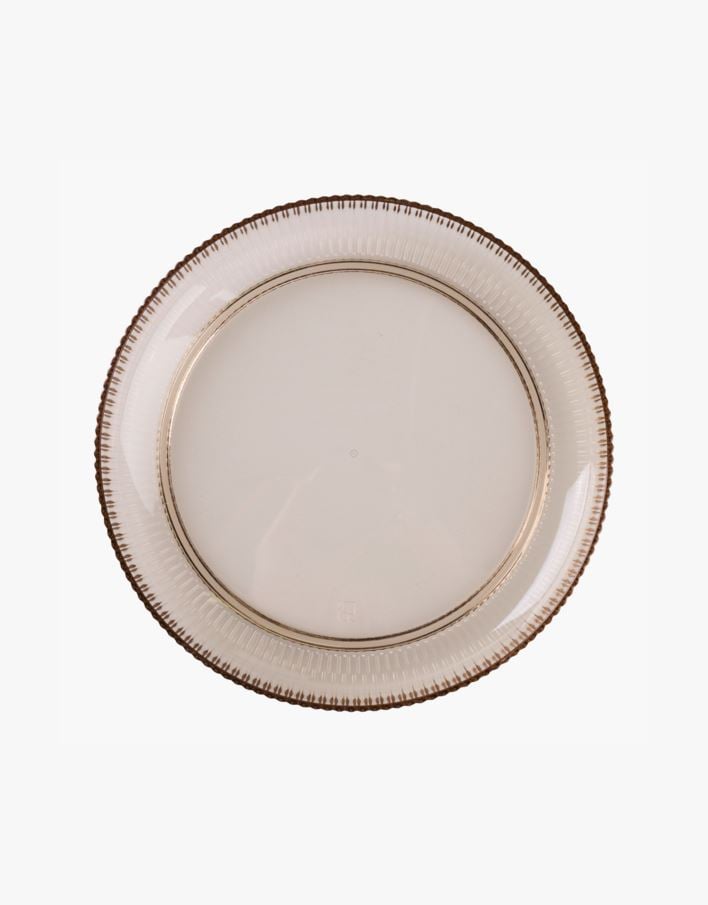 Tallerken brun - ø25 cm brun - 1