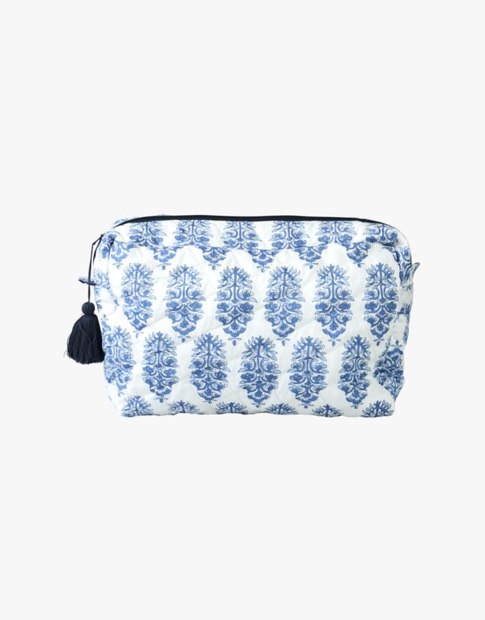 Stor toalettmappe blå - 21x34 cm blå - 1