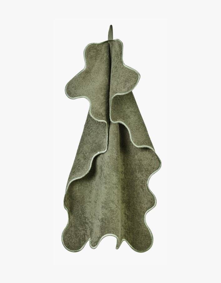 Gjestehåndkle mørk grønn - 40x60 cm mørk grønn - 1