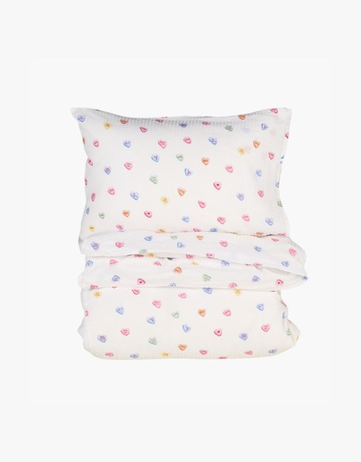 Krepp sengesett multi - 140x200 cm multi - 1