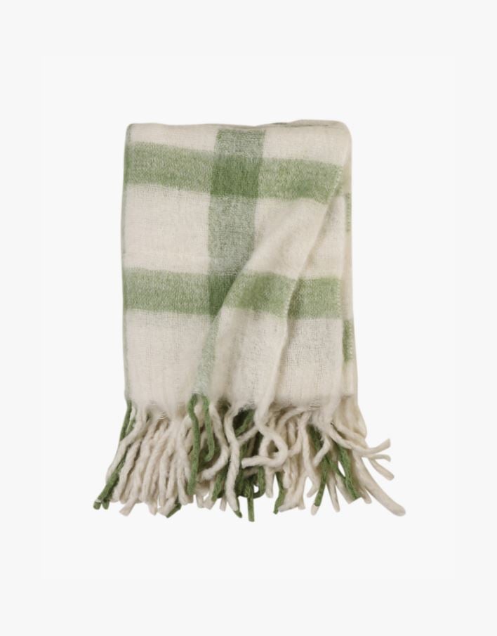 Pledd multi grønn - 130x170 cm multi grønn - 1