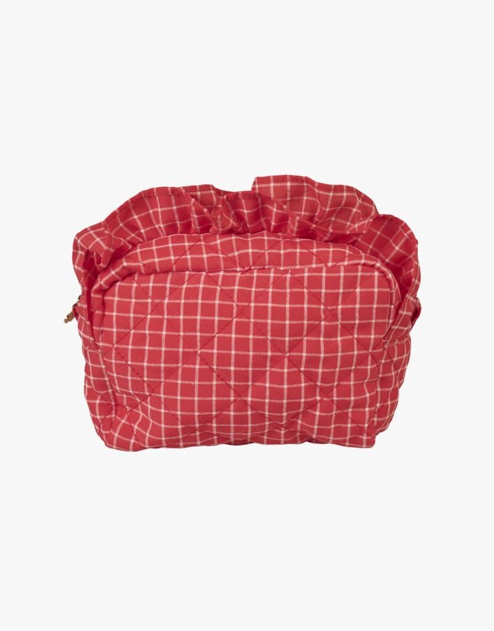 Medium toalettmappe rød - 14x20 cm rød - 1