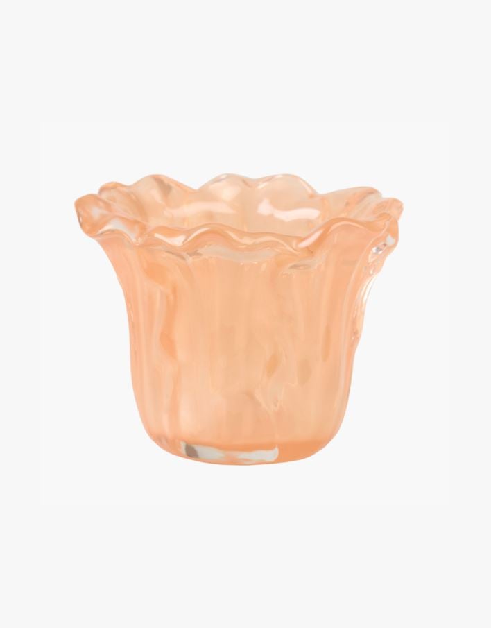 Telysholder orange - 10x10x7,6 cm orange - 1