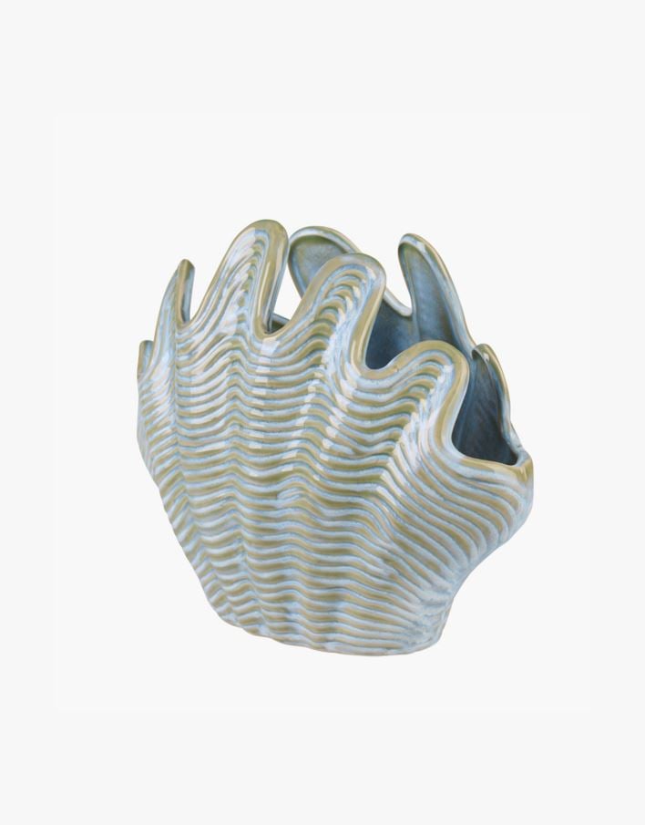 Vase multi blå - 24,5x14x21,5 cm multi blå - 1