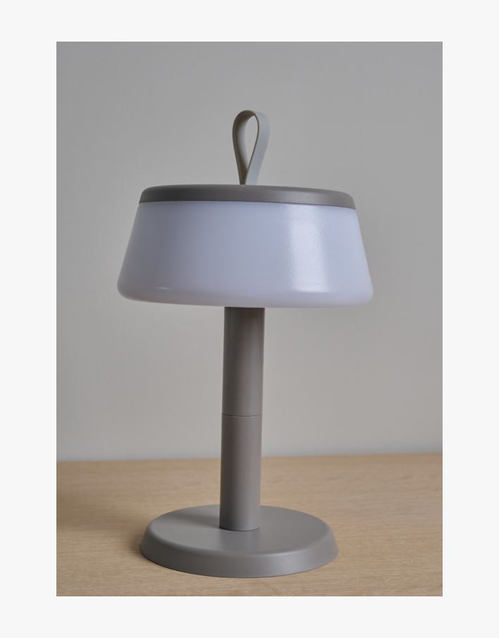 Led lampe taupe - 22,9 cm ø14,2 taupe - 1
