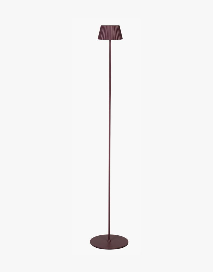 Led gulvlampe burgunder - 122 cm ø13,5 burgunder - 1