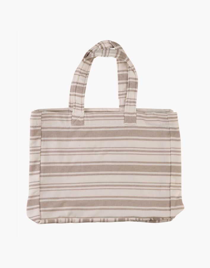 Strandveske beige - one size beige - 1