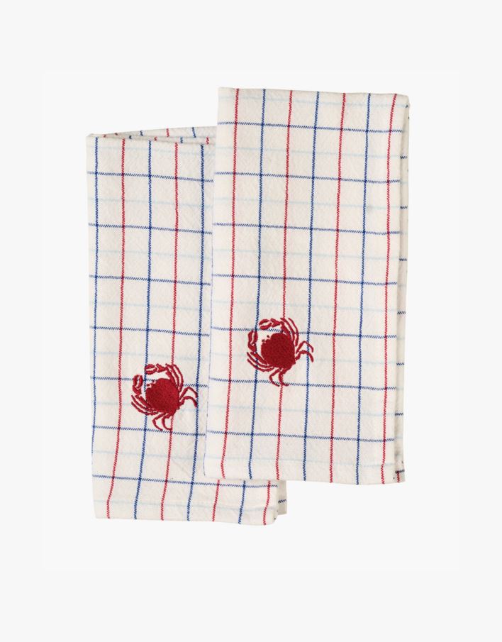 2pk tøyserviett hvit - 45x45 cm hvit - 1