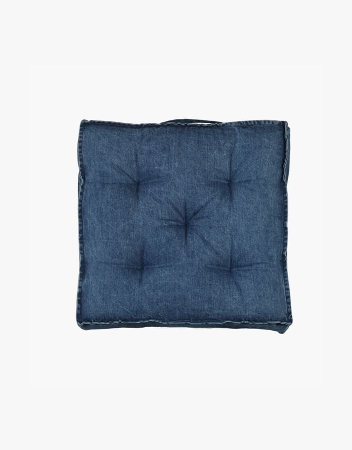 Sittepute denimblå - 45x45x5 cm denimblå - 1