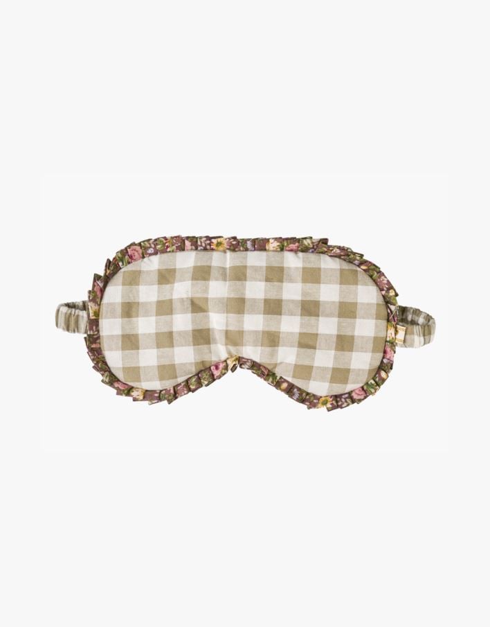 Sovemaske olivengrønn - 9x20 cm olivengrønn - 1