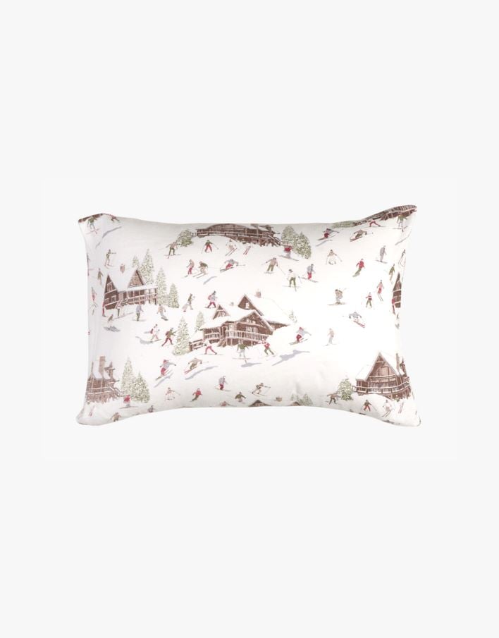 Flanell putevar multi rød - 50x70 cm multi rød - 1