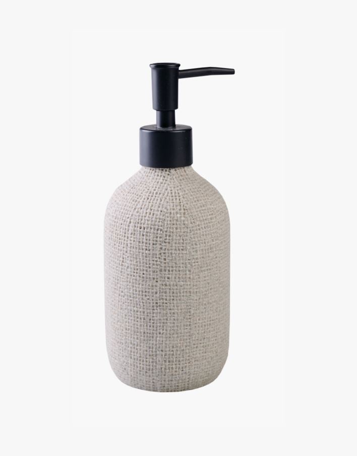 Såpedispenser grå - 8,2x8,2x19,8 cm grå - 1