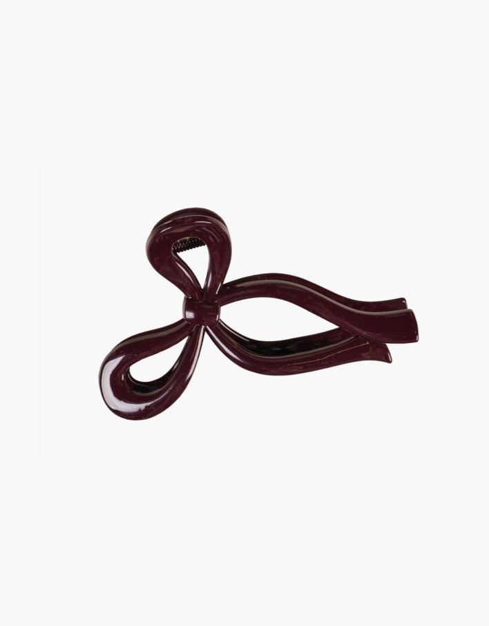 Hårklype burgunder - 11x7x3,5 cm burgunder - 1