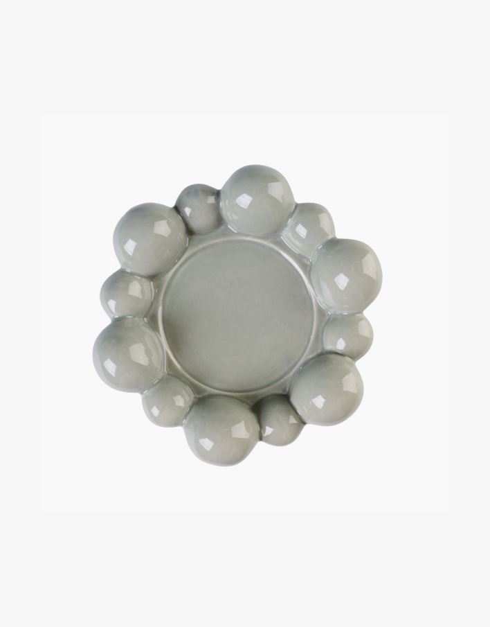 Lysholder grønn - 16,2x16,2x4 cm grønn - 1