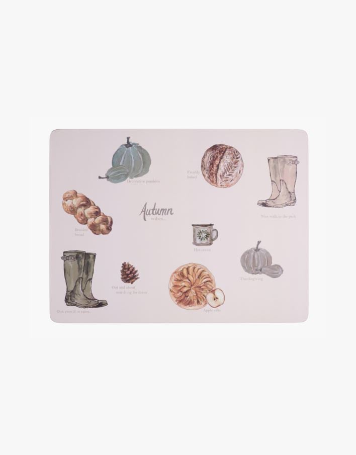 Spisebrikke multi - 40x30 cm multi - 1