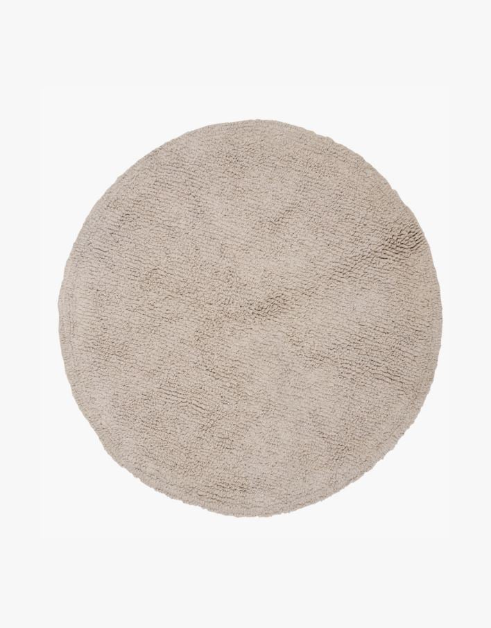 Badematte beige - ø60 cm beige - 1
