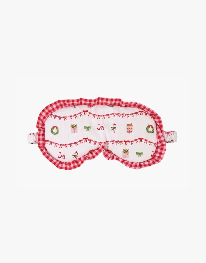 Sovemaske multi rød - 9x20 cm multi rød - 1