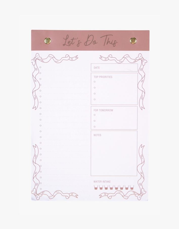 Ukeplanlegger rosa - 14,5x21 cm rosa - 1