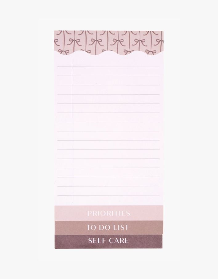 Notatblokk rosa - 9x18 cm rosa - 1