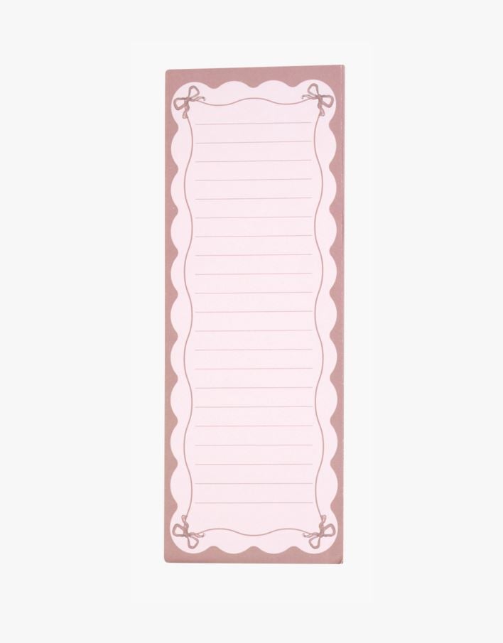 Notatblokk rosa - 7,5x21x0,8 cm rosa - 1