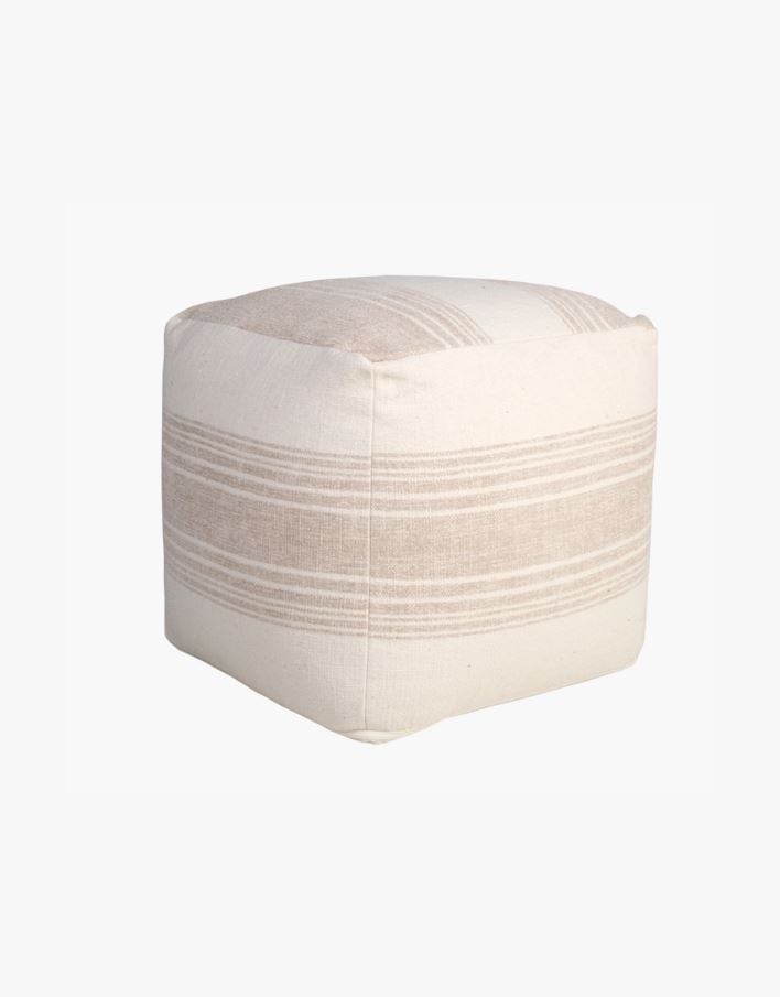 Puff sølv - 40x40x40 cm sølv - 1