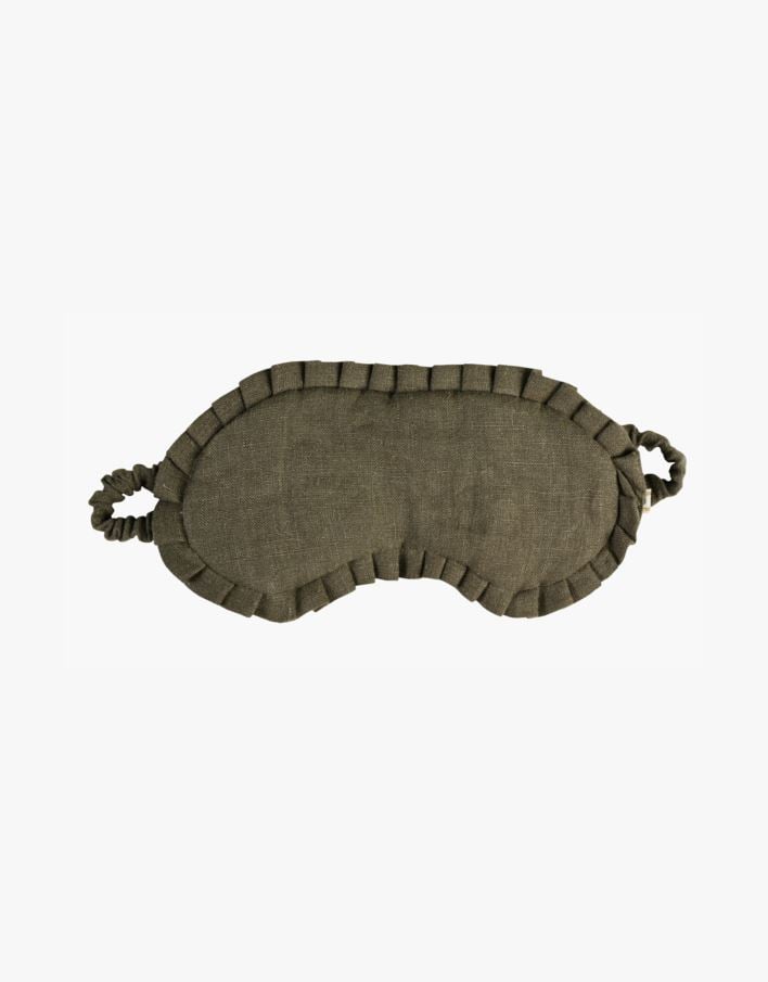 Sovemaske olivengrønn - 9x20 cm olivengrønn - 1