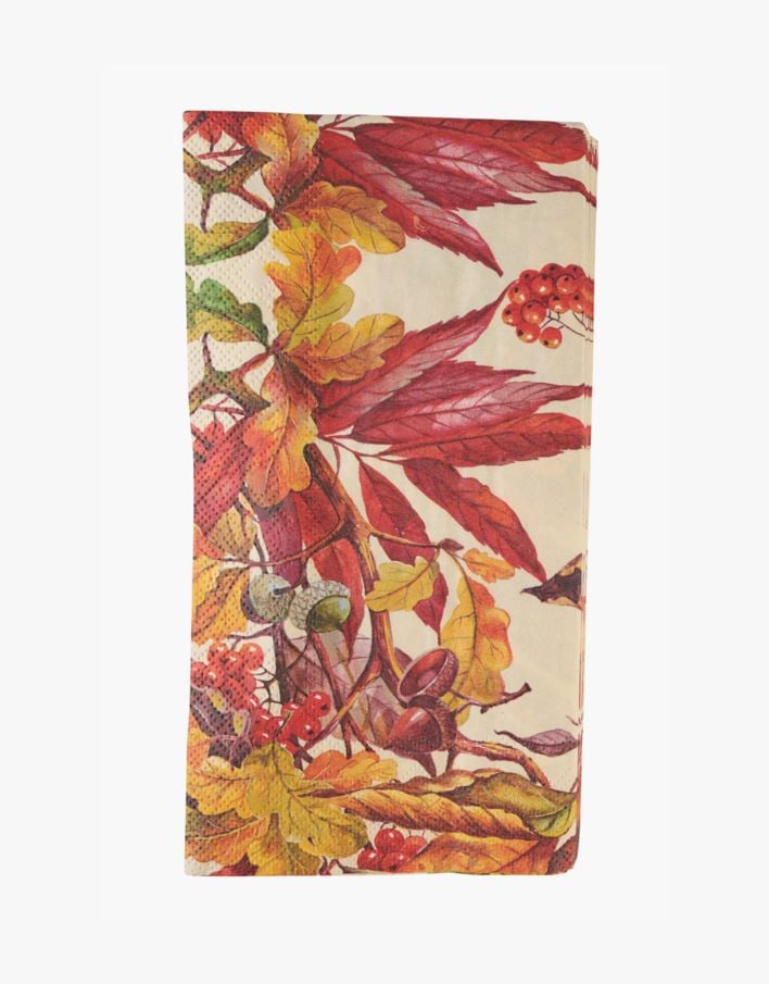 Buffet papirservietter multi orange - 33x42 cm multi orange - 1