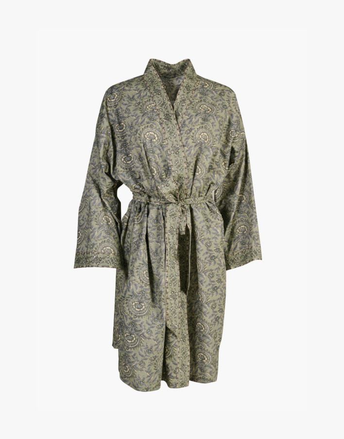 Kimono olivengrønn - one size olivengrønn - 1