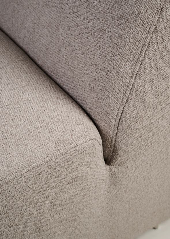 Modulsofa 1,5 seter m/armlene venstre beige - 110x93x73 cm beige - 1