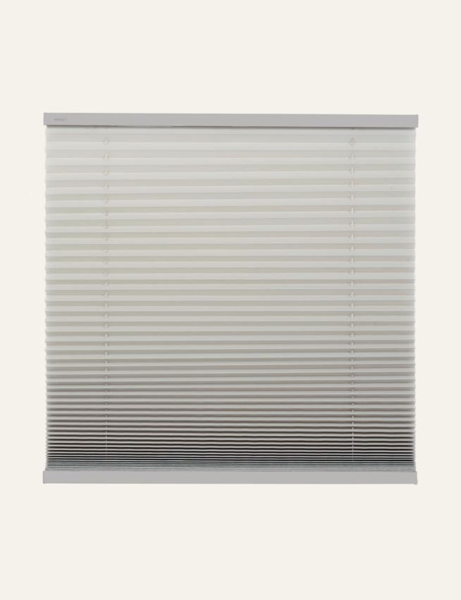 Lysfiltrerende plisségardin grå - 2