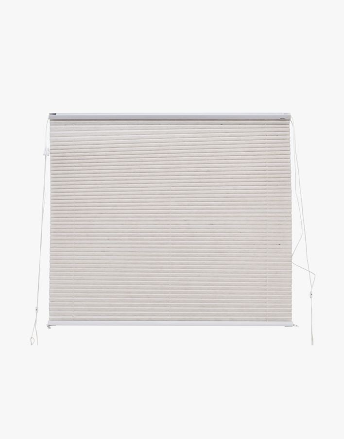 Lysfiltrerende plisségardin lys natur - 140x160 cm lys natur - 1