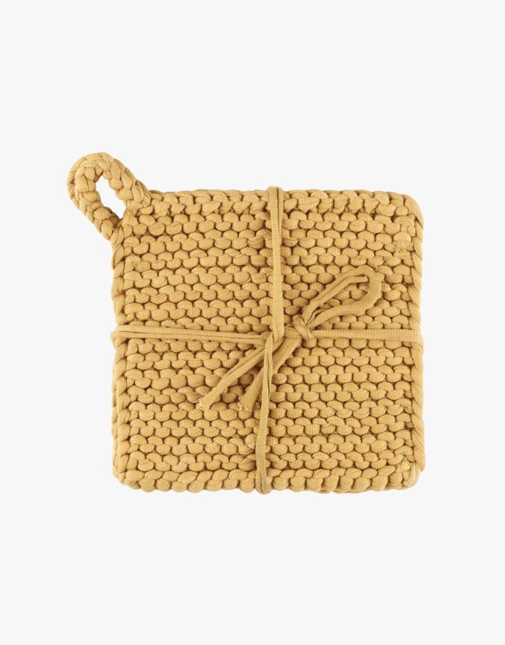 Gryteklut gul - 19x19 cm gul - 1