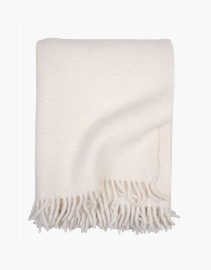 Ullpledd offwhite - 130x170 cm offwhite - 1