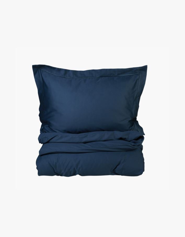 Egyptisk bomull sateng sengesett tåkeblå - 200x220 cm tåkeblå - 1