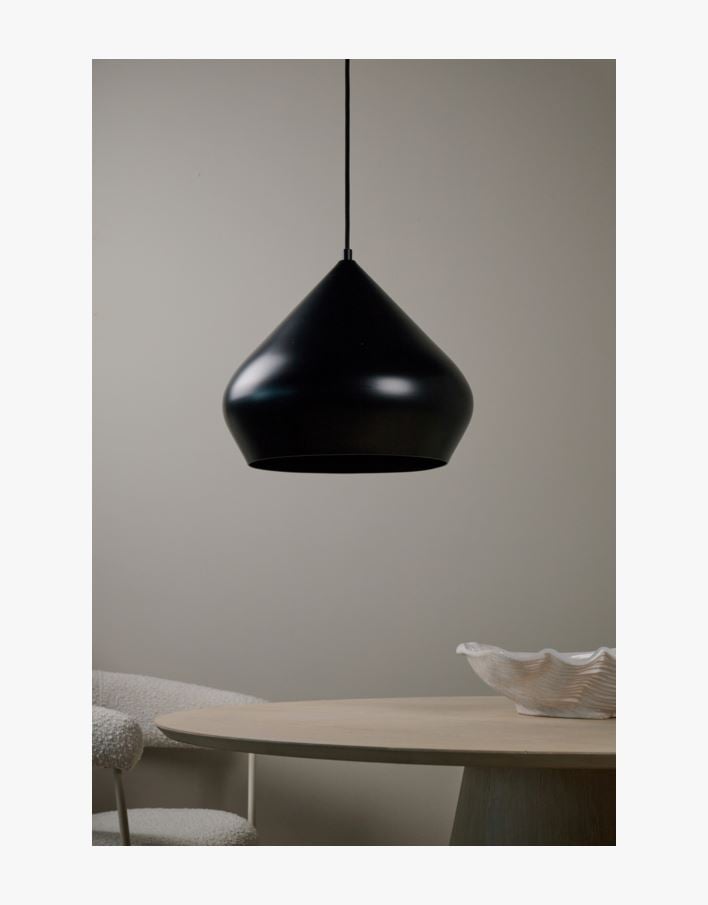 Taklampe svart - 29,5 cm ø34 svart - 1