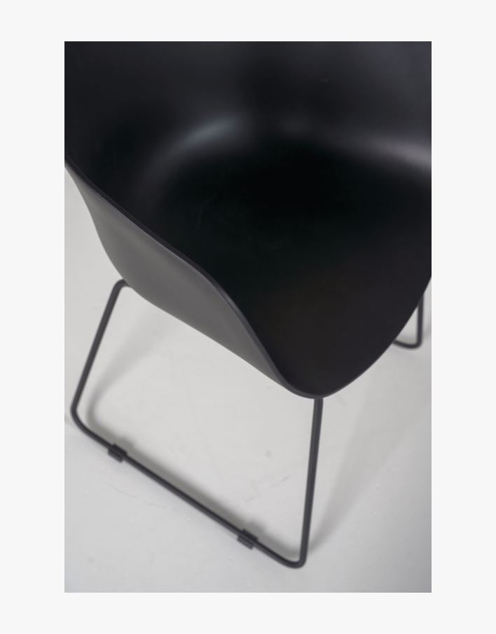 Spisestuestol svart - 55x52x79 cm svart - 1