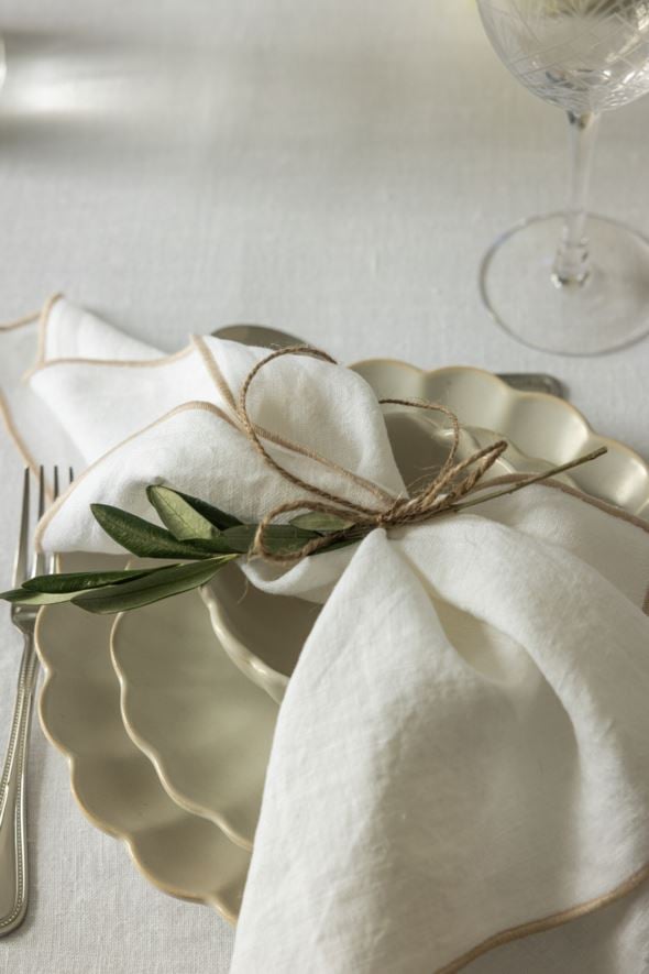 Linserviett beige - 4