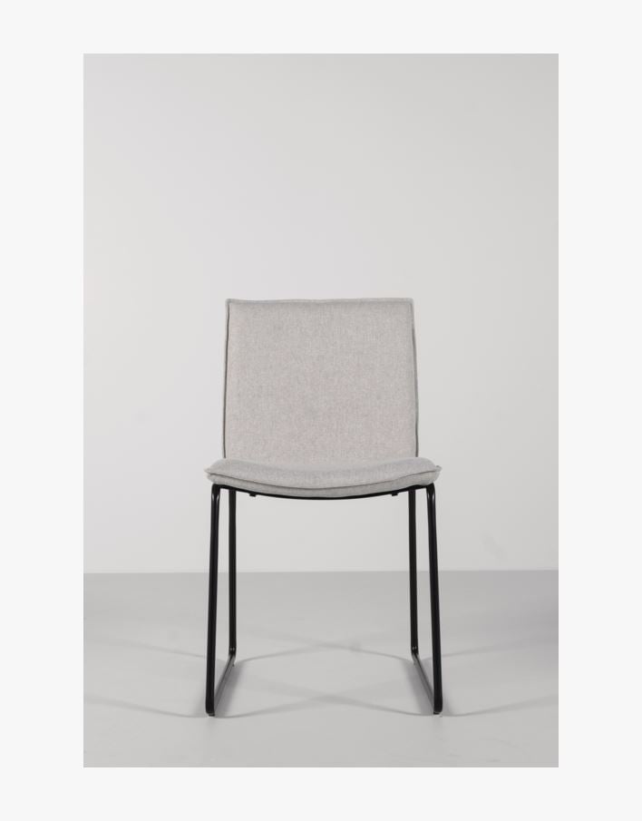 Spisestuestol lys beige - 56x82x46 cm lys beige - 1