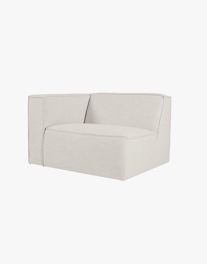 Modulsofa 1,5 seter m/armlene venstre natur - 110x93x73 cm natur - 1
