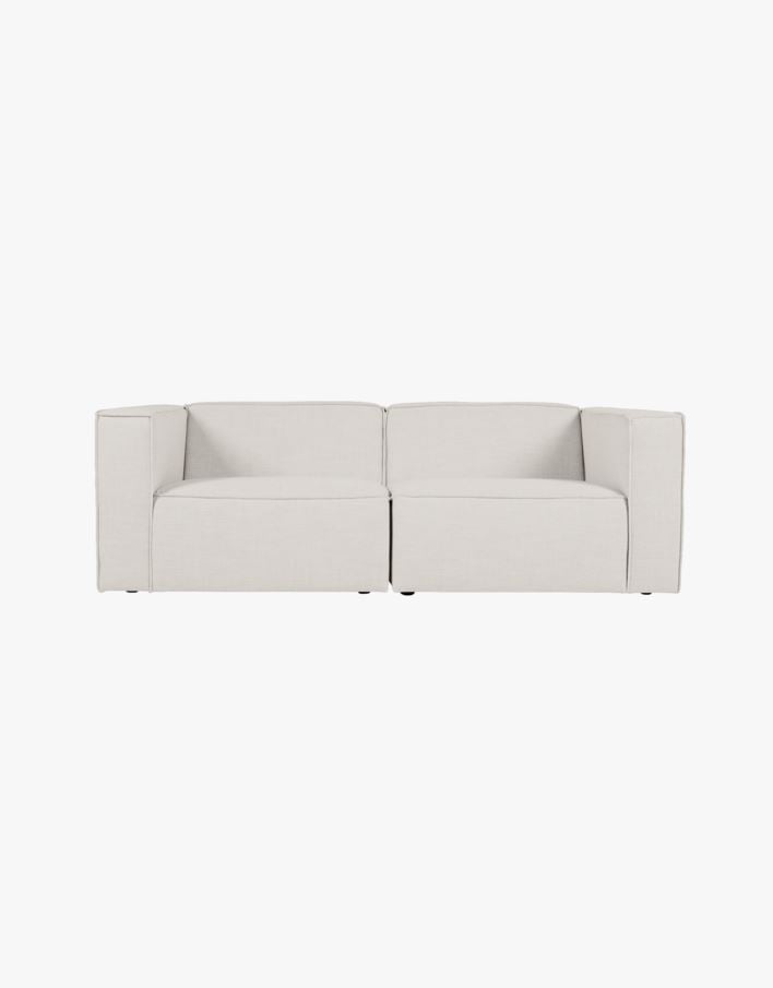 Modulsofa 2 deler m/armlene natur - 220x93x73 cm natur - 1