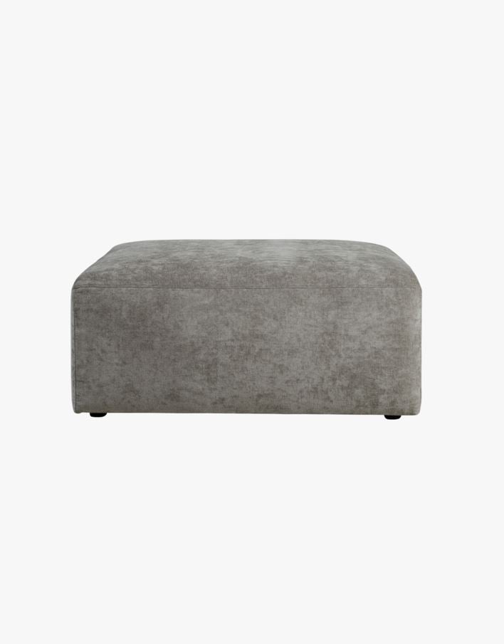 Modulsofa puff grå - 93x93x44 cm grå - 1