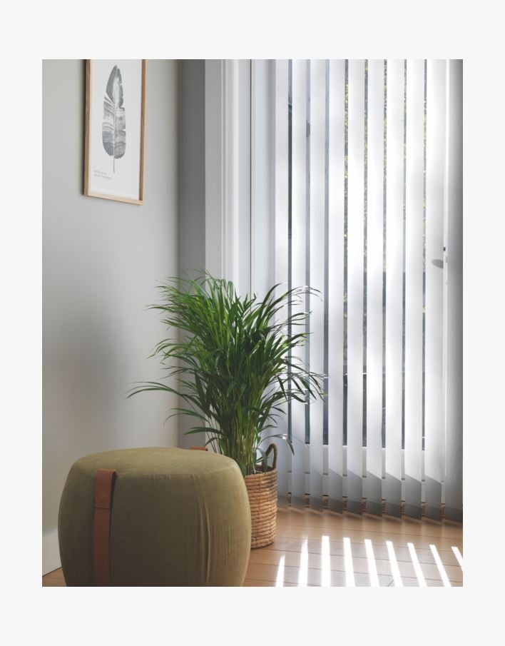 Lameller hvit - 8,9x250cm hvit - 1