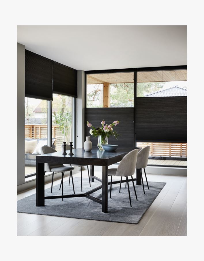 Premium opp&ned enkel plisségardin m/snortrekk 25mm multi - 25 mm multi - 1