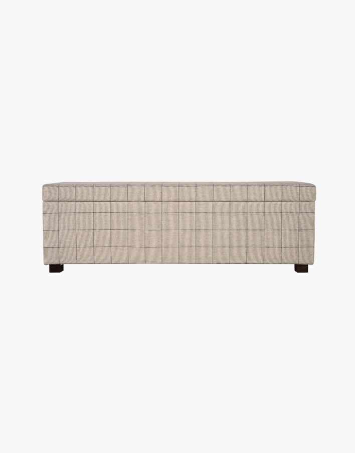 Sengebenk multi beige - 145x46x47 cm multi beige - 1