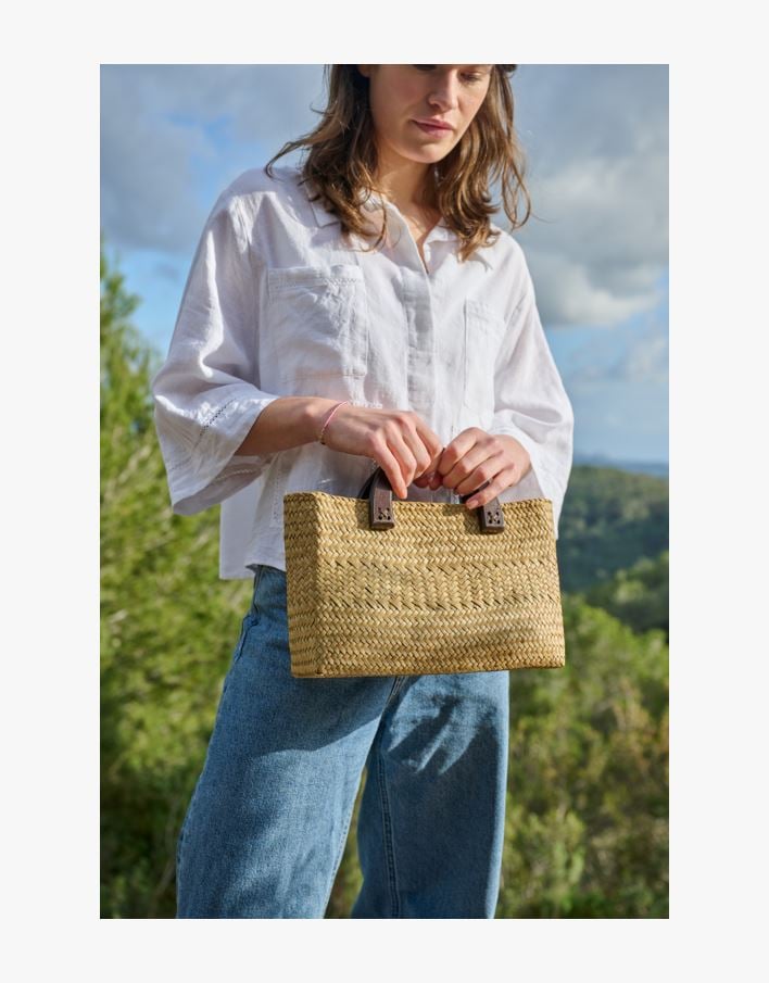 Stråveske natur - one size natur - 1