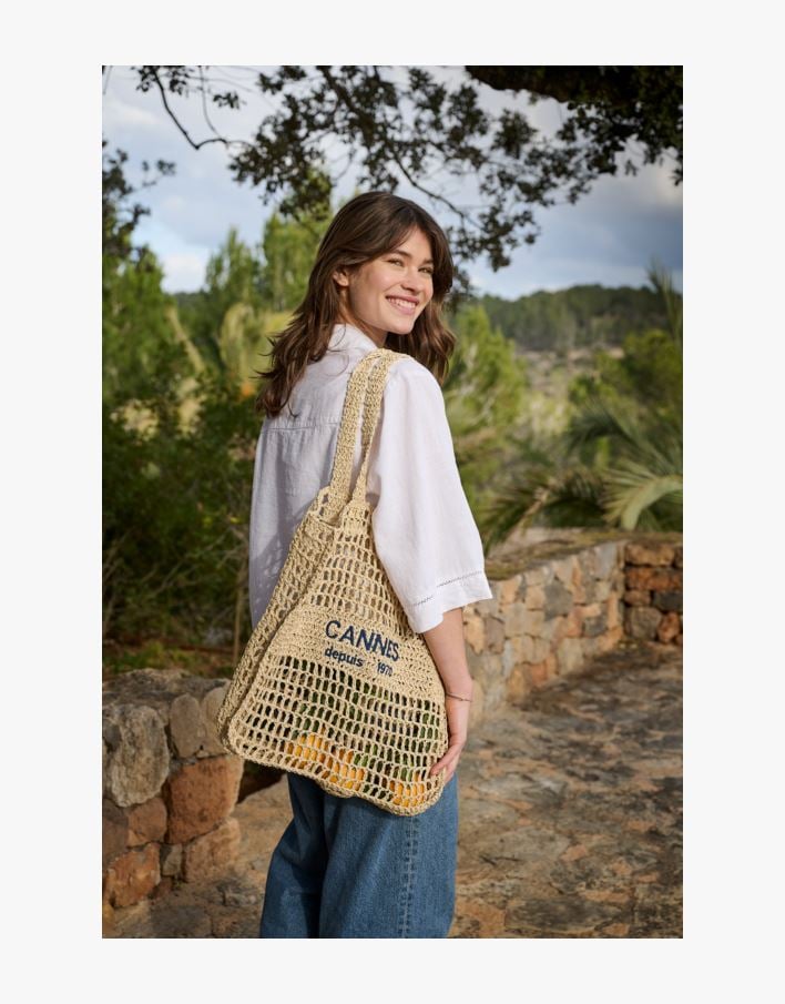 Stråveske natur - one size natur - 1